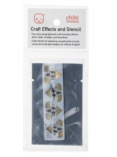 Chibitronics Effects stickers and stencil