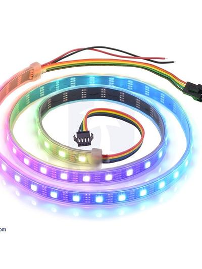 Addressable RGB 60-LED Strip, 5V, 1m (SK9822)