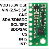 LPS331AP Pressure/Altitude Sensor Carrier with Voltage Regulator - Image 4