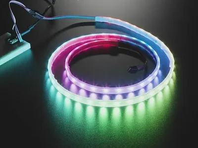 Adafruit Mini Skinny NeoPixel RGBW LED Strip - Cool White 6500K