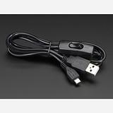 USB Power Only Cable with Switch - A/MicroB - Image 2