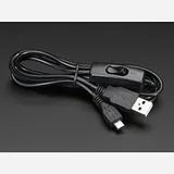 USB Power Only Cable with Switch - A/MicroB - Image 2