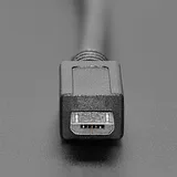 USB Micro B Small Round Panel Mount Extension USB Cable - Image 4