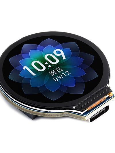 ESP32-S3 Dual-Core Dev Board with 1.28" Round IPS Display