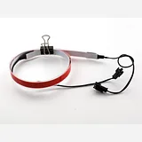 Red Electroluminescent (EL) Tape Strip - 100cm w/two connectors - Image 3