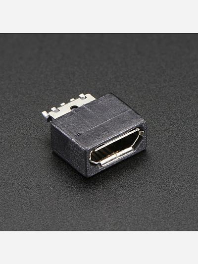 USB DIY Connector - MicroB Female Plug