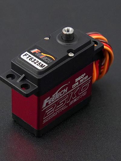 High Torque Waterproof Digital Servo with Magnetic Encoder (25KG, 360°, IP54)