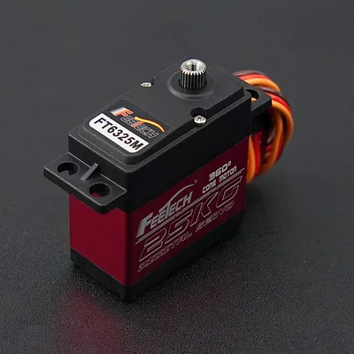 High Torque Waterproof Digital Servo with Magnetic Encoder (25KG, 360°, IP54)