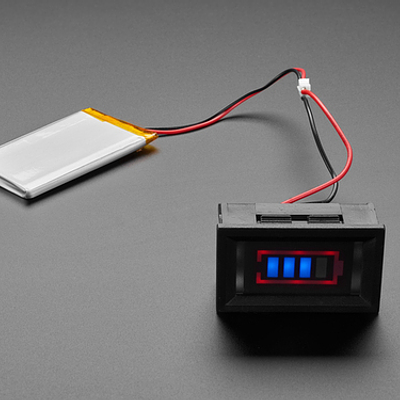 Single Li-Ion and LiPoly Battery Power Meter