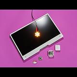 USB Micro B Small Round Panel Mount Extension USB Cable - Image 6