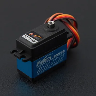 High Torque Waterproof Metal Coreless Digital Servo (35KG, 180°, IP54)