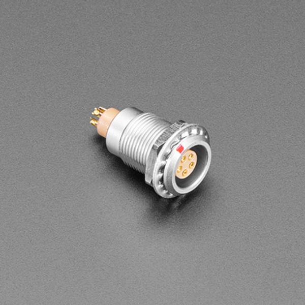 FGG.0B Quick Connect 5 Pin Panel Mount Socket - 9mm