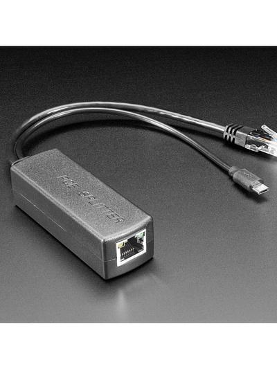 PoE Splitter with MicroUSB Plug - Isolated 12W - 5V 2.4 Amp