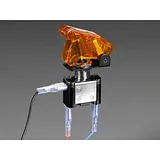 Illuminated Toggle Switch with Cover - Yellow - Image 4