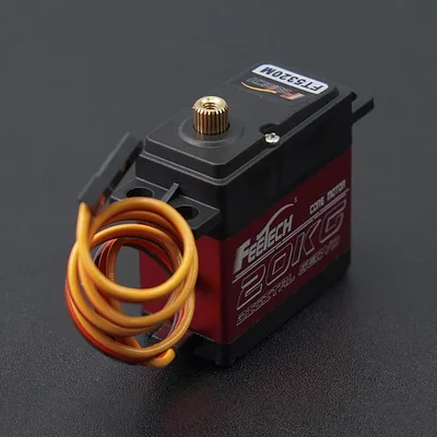 High Torque Waterproof Metal Gear Digital Servo (20KG, 180°, IP54)