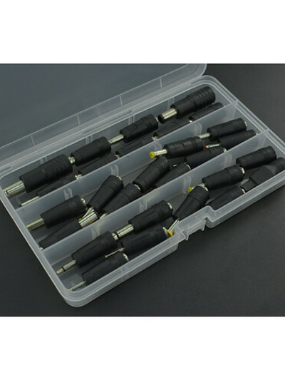 28 PCS Universal 5.5*2.1mm DC Adapter Kit