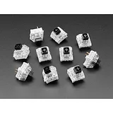 Kailh Mechanical Key Switches - Linear Black - 10 pack - Cherry MX Black Compatible - Image 1