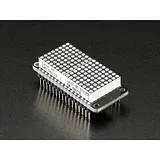 Adafruit 0.8 8x16 LED Matrix FeatherWing Display Kit - Green - Image 1
