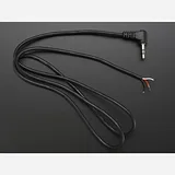 Right-Angle 3.5mm Stereo Plug to Pigtail Cable - Image 3