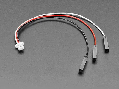 JST SH 1mm Pitch 3 Pin to Socket Headers Cable - 100mm long
