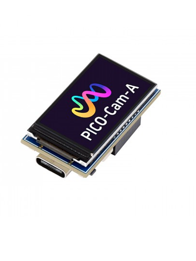 RP2040 Microcontroller Camera Development Board, Onboard HM01B0 Grayscale Camera And 1.14inch IPS LCD Display