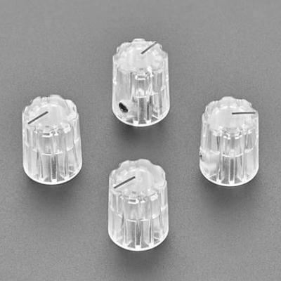 Clear Micro Potentiometer Knob - 4 pack