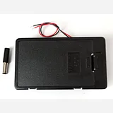 6 x AA battery holder with 5.5mm/2.1mm plug - Image 3