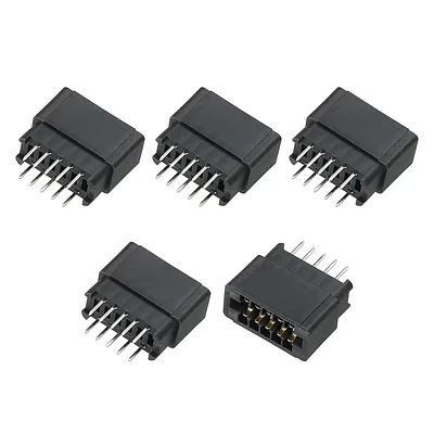PCB-mount 2x5-Pin Edge Card Connectors - 5 Pack