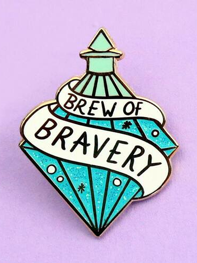 Brew Of Bravery Lapel Pin