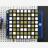 Small 1.2 8x8 Bright Square LED Matrix + Backpack - White - Image 2