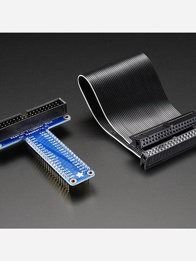 Assembled Pi T-Cobbler Plus - GPIO Breakout [Pi A+, B+, Pi 2, Pi 3, Zero]
