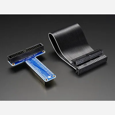 Assembled Pi T-Cobbler Plus - GPIO Breakout [Pi A+, B+, Pi 2, Pi 3, Zero]