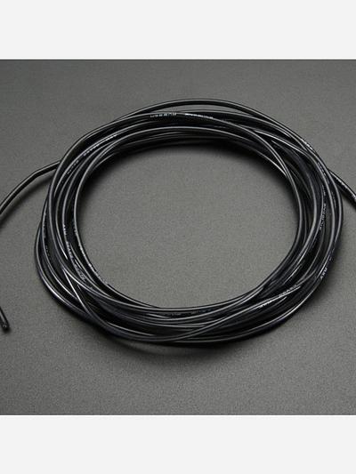 Silicone Cover Stranded-Core Wire - 2m 26AWG Black