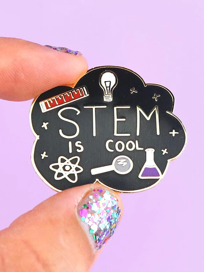 STEM is Cool Lapel Pin
