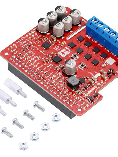 Pololu Dual G2 High-Power Motor Driver 24v14 for Raspberry Pi (Assembled)