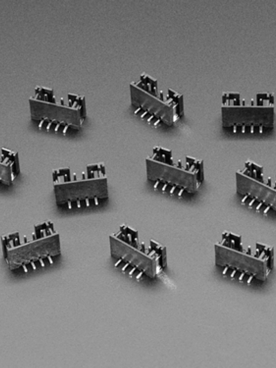 JST PH 2mm 4-pin Vertical Connector (10-pack) - STEMMA