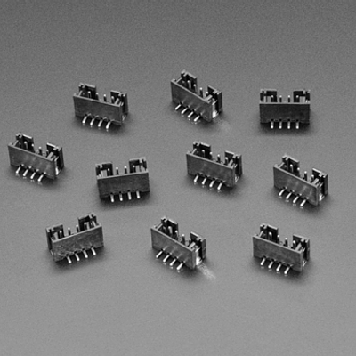 JST PH 2mm 4-pin Vertical Connector (10-pack) - STEMMA