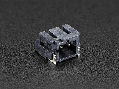 10 x JST-PH 2-Pin SMT Right Angle Connector Black