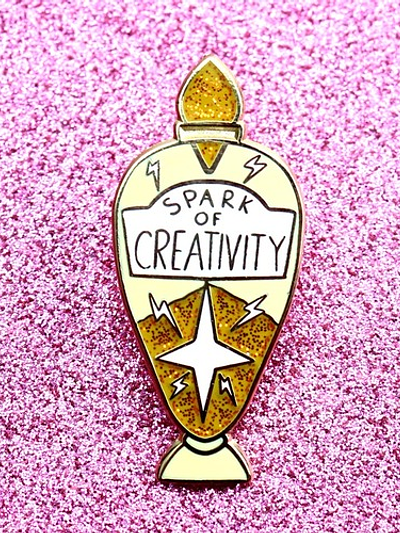 Spark Of Creativity Lapel Pin