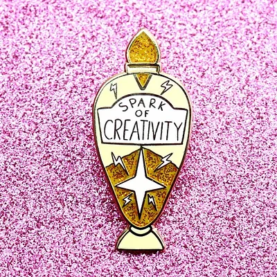 Spark Of Creativity Lapel Pin