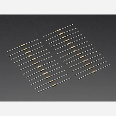 Through-Hole Resistors - 4.7K ohm 5% 1/4W - Pack of 25