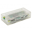 Clear Raspberry Pi Zero case with GPIO space
