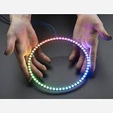 NeoPixel 1/4 60 Ring - WS2812 5050 RGB LED w/ Integrated Drivers - Image 2
