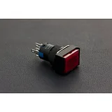 Self Locking Lamp Press Button- Red - Image 1