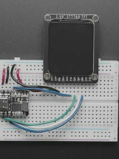 Adafruit 1.69" 280x240 Round Rectangle Color IPS TFT Display