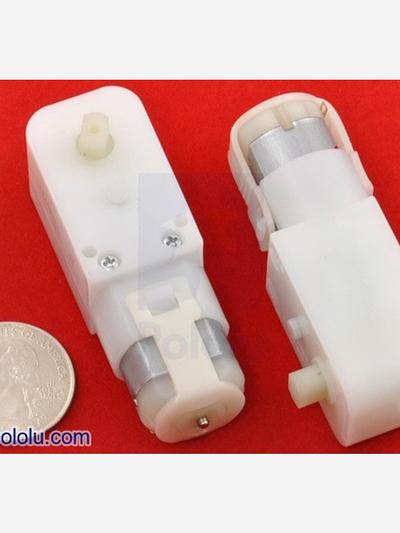 200:1 Plastic Gearmotor, 90º Output