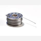 Stainless Medium Conductive Thread - 3 ply - 18 meter/60 ft - Image 1