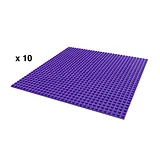 Makerspace building block plate Various Colours (10 Pack) - Image 1