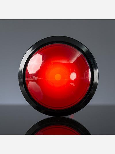 Massive Arcade Button with LED - 100mm Red