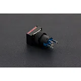 Self Locking Lamp Press Button- Red - Image 3